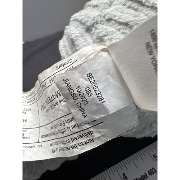 Soft Gray Ribbed Plush Elephant Baby Toy By Chick Pea - Adorable & Cuddly Design - Picture 5 of 6